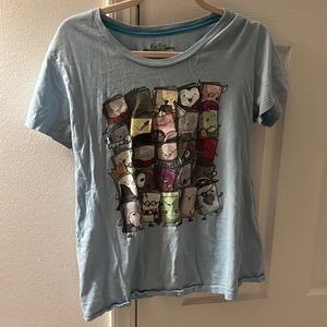 Threadless teal book fandom T-shirt  XL